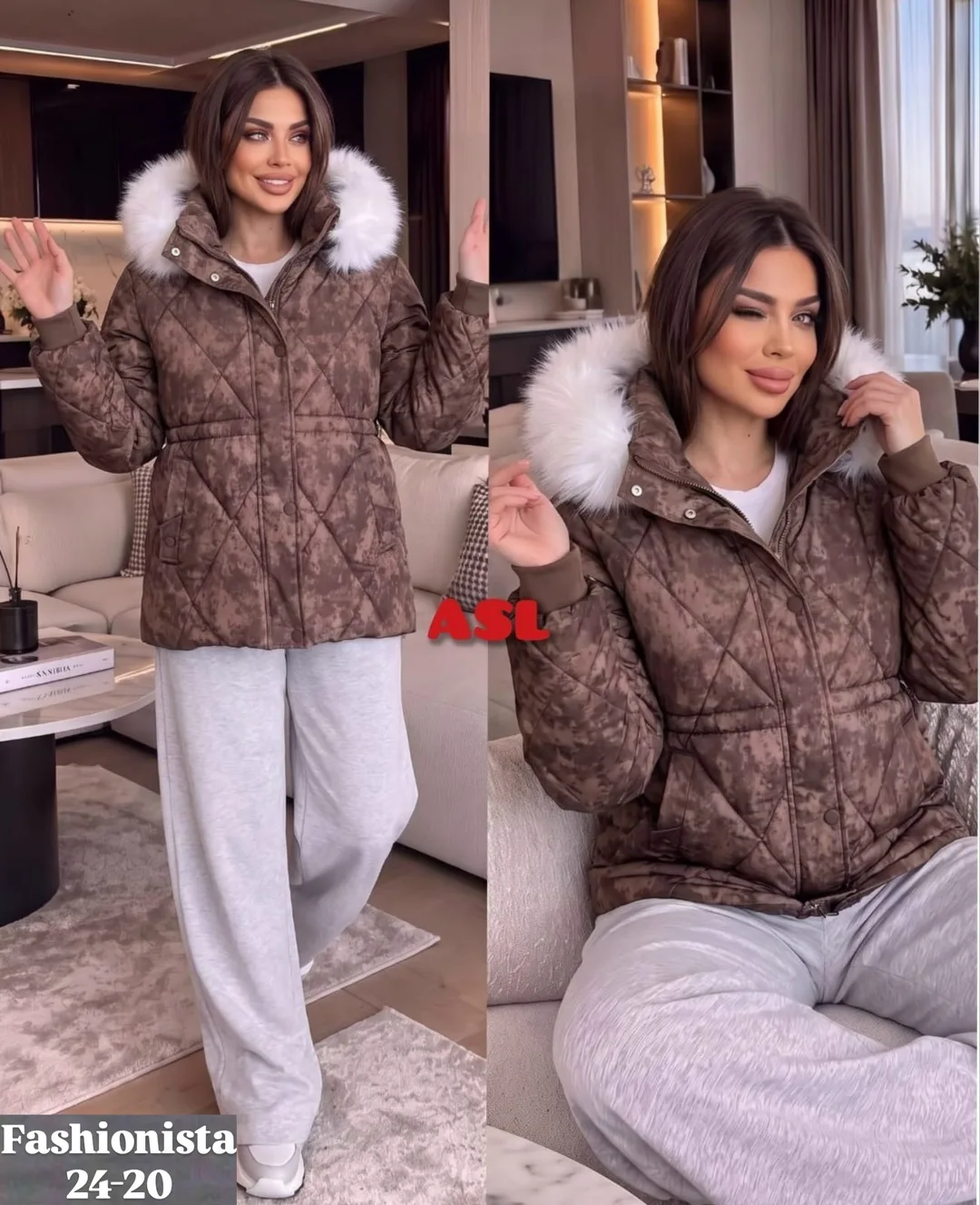 Женская куртка из холофайбера — фото 1