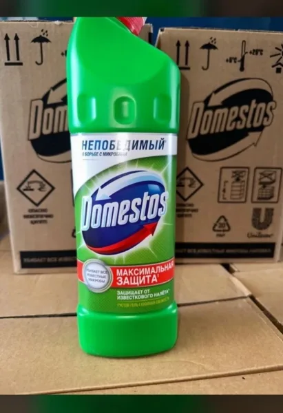 Чистящее средство для туалета и ванной, Domestos — фото 1
