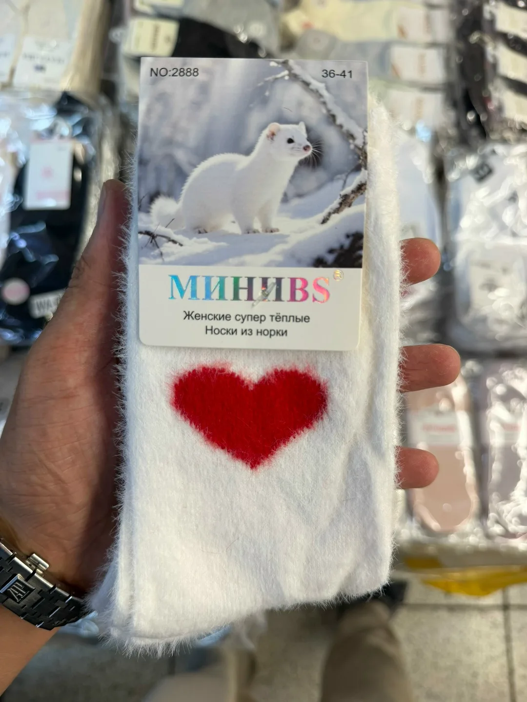 Носки норка кашемир — фото 2