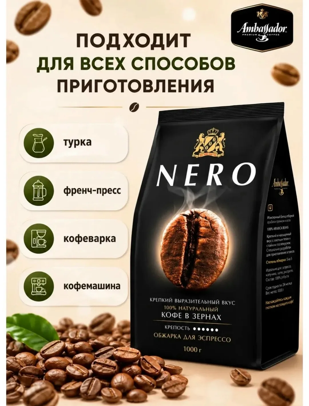 Ambassador Nero В упаковке — фото 1