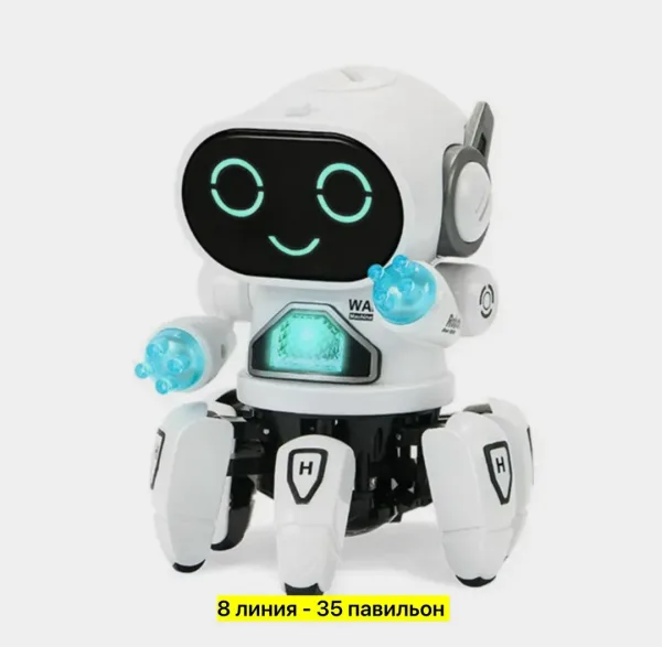 Музыкальный танцующий робот осьминог для детей забавная игрушка — фото 1