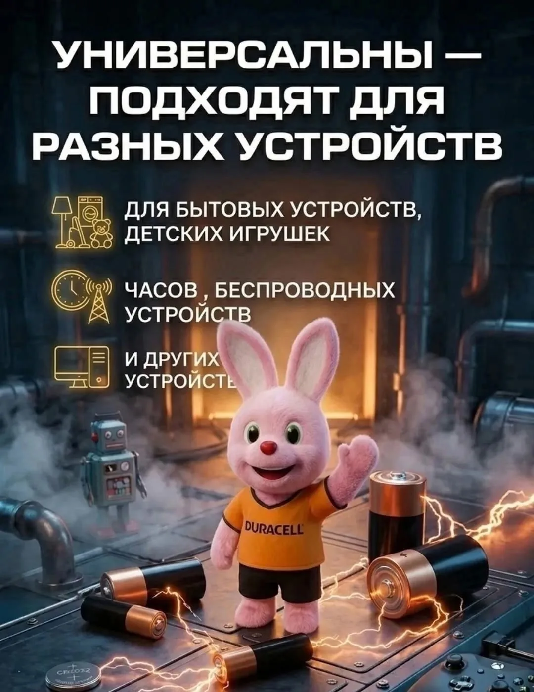 Перчатки Duracell Basic 1 упаковка 12 штук — фото 7