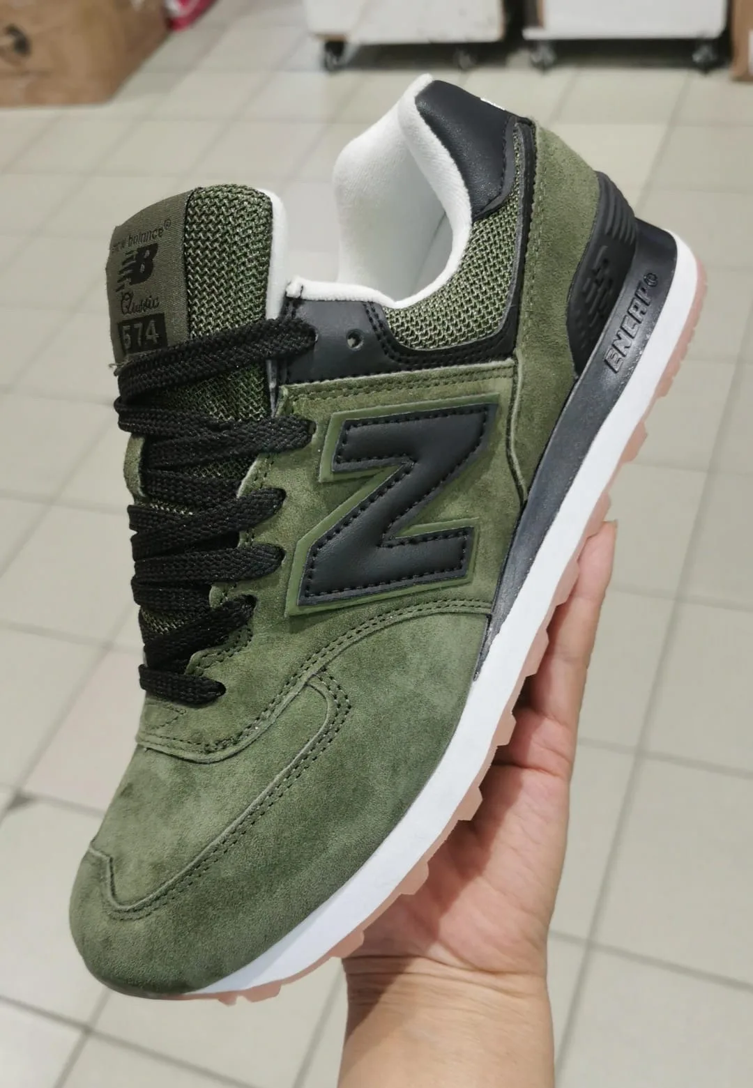 Кроссовки New Balance 574 из натуральной замши — фото 2