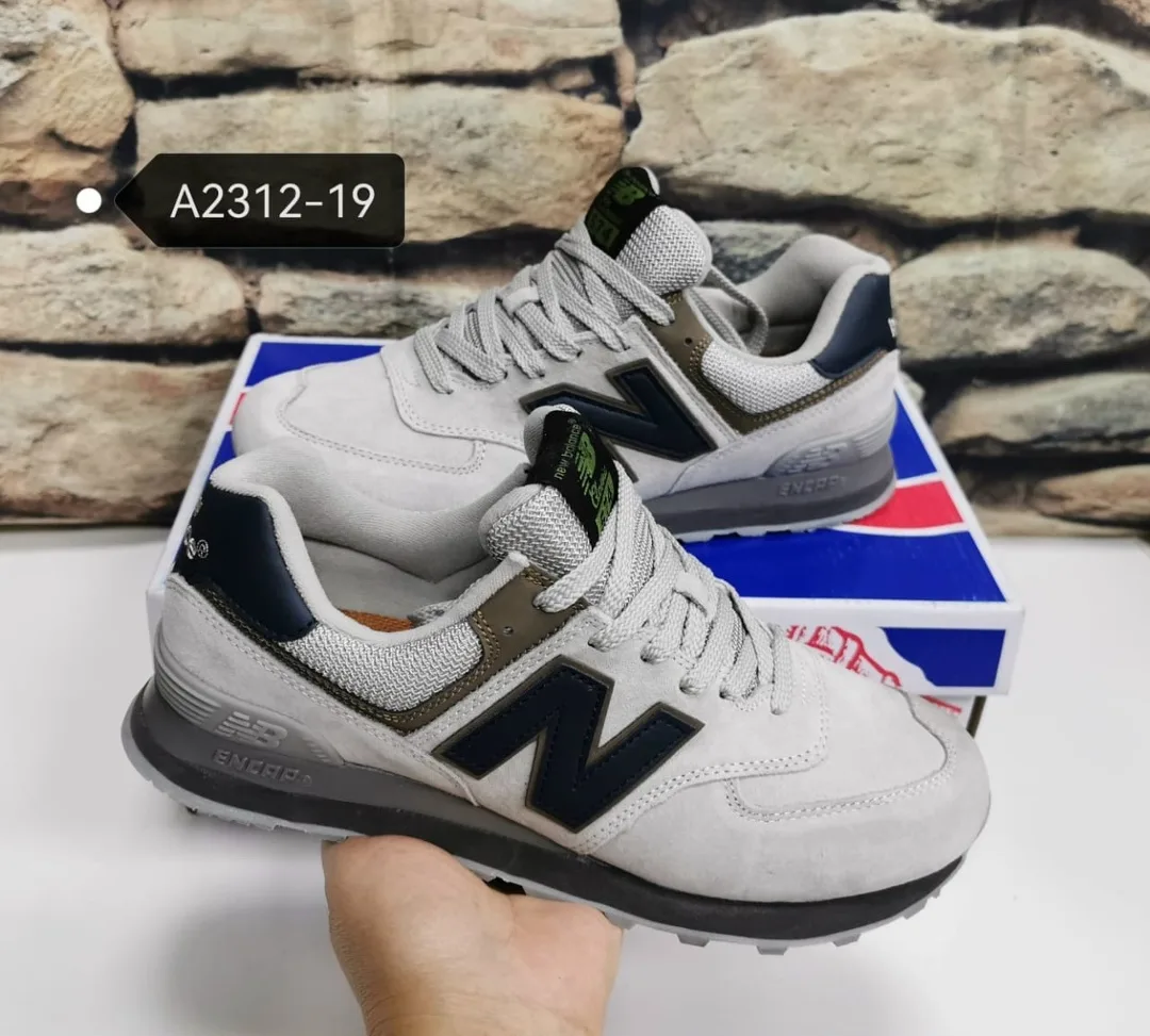 Кроссовки New Balance 574 из натуральной замши — фото 3