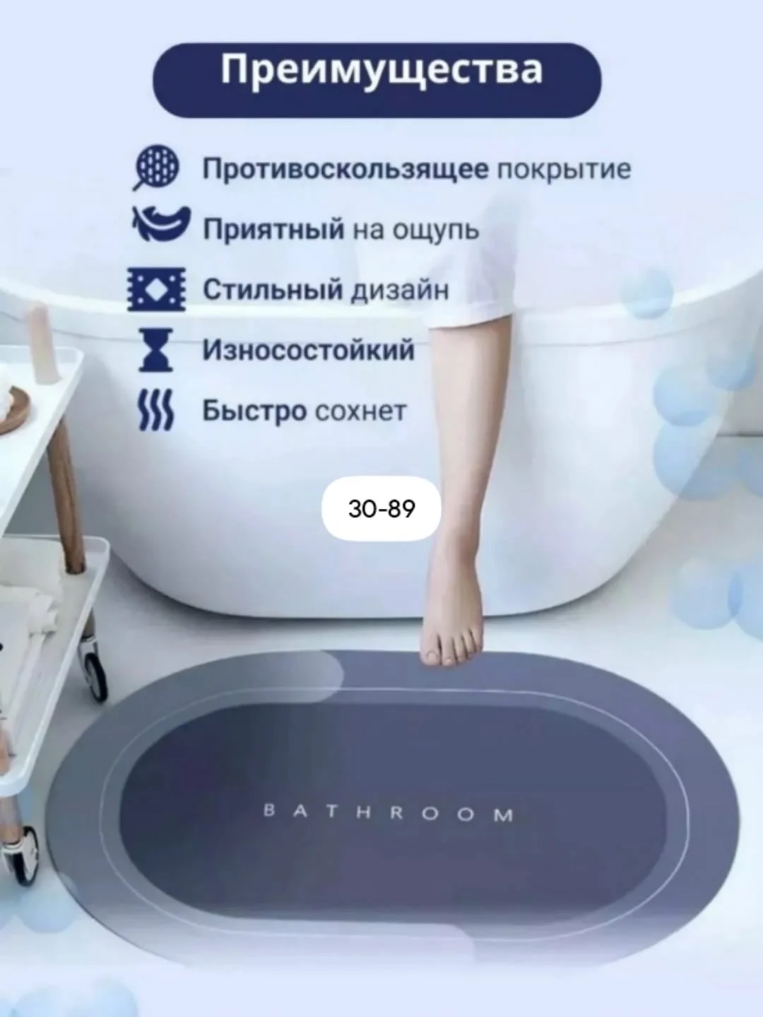 Коврик для ванной — фото 2
