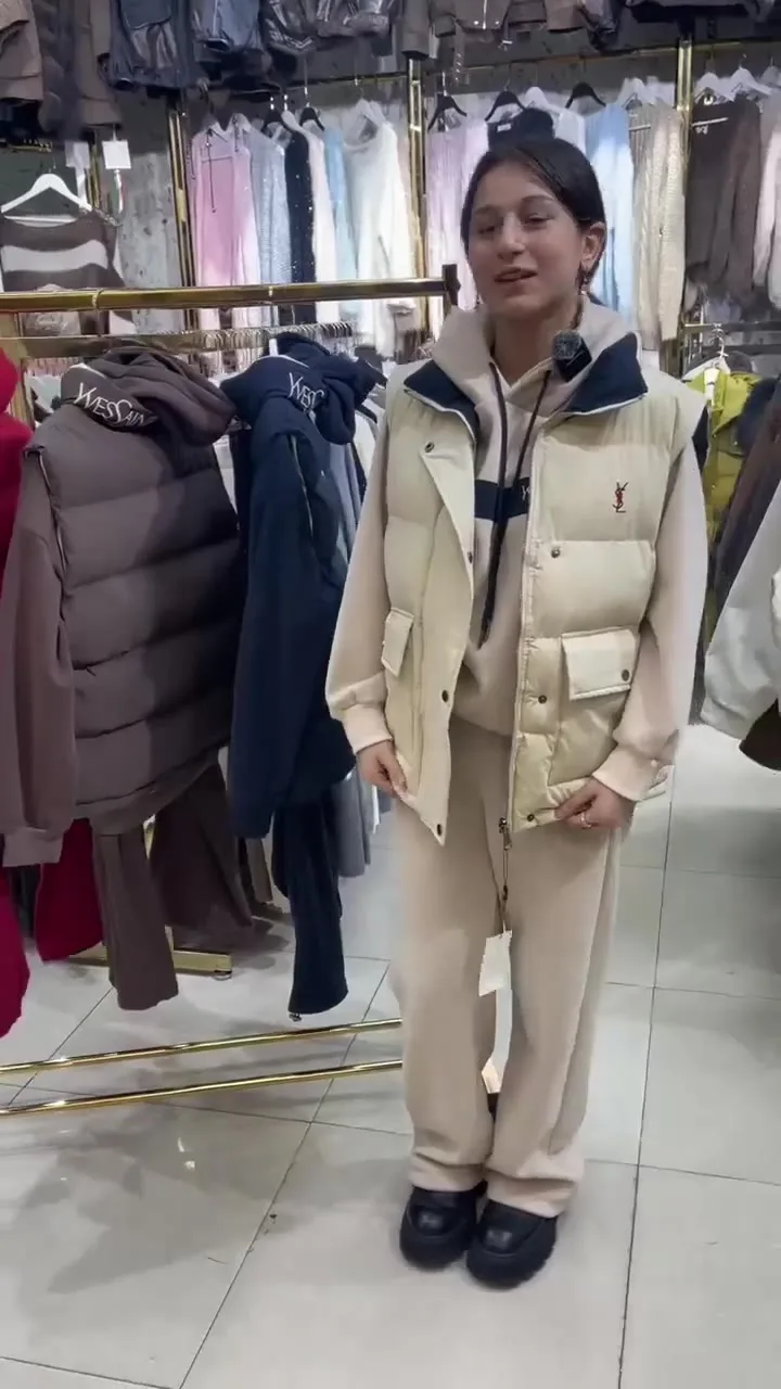 Комплект-тройка Yves Saint Laurent, хлопок на флисе — видео
