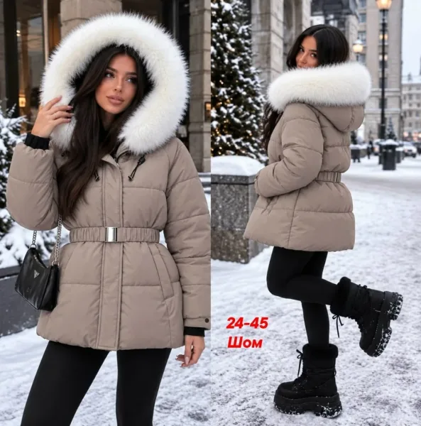 Зимняя куртка из холлофайбера — фото 6