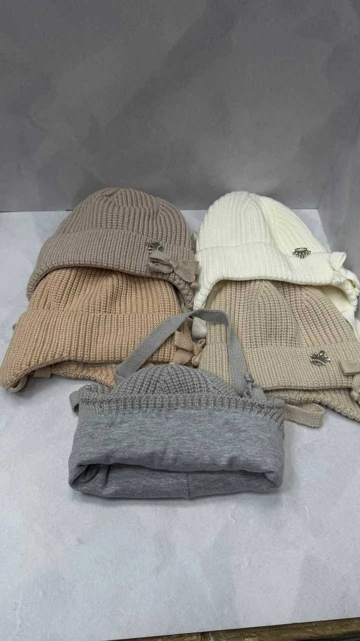 Детская и подростка внутри шапки синтепон Синий — фото 9