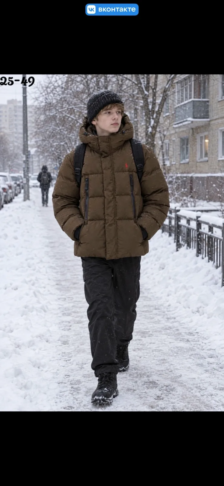 Куртка зимняя с тканью мембрана — фото 2