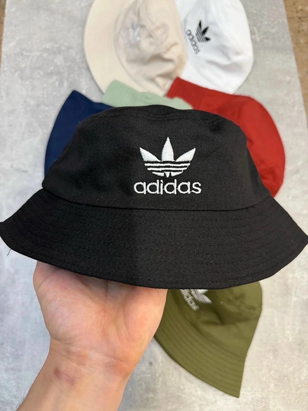 Шапка Панама Adidas, хлопок — фото 6