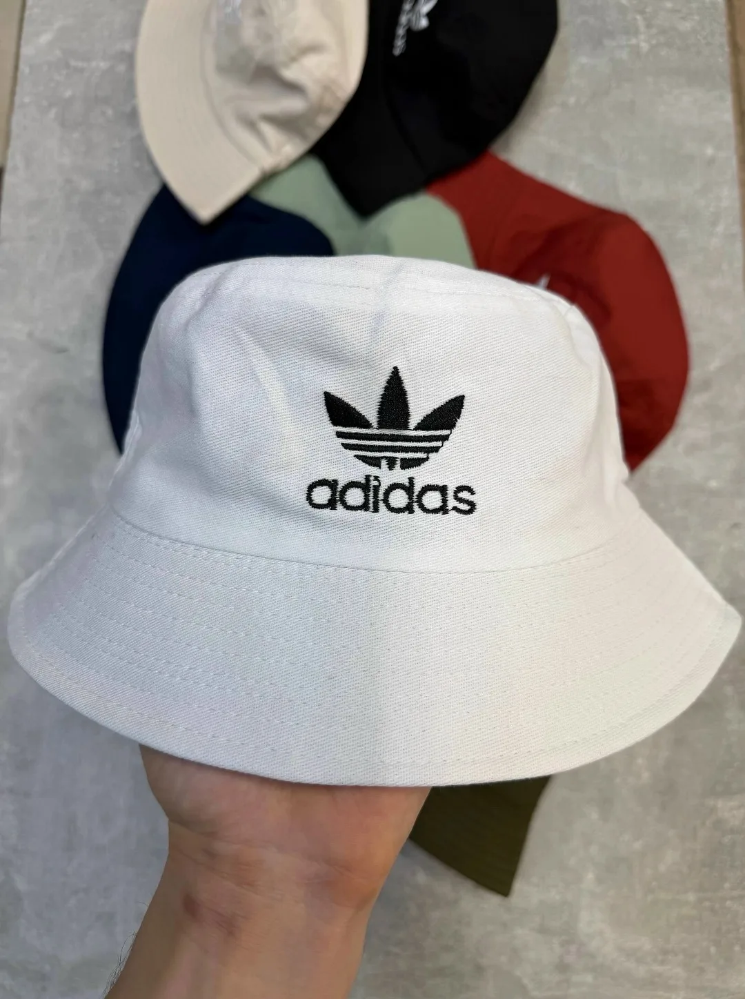 Шапка Панама Adidas, хлопок — фото 8