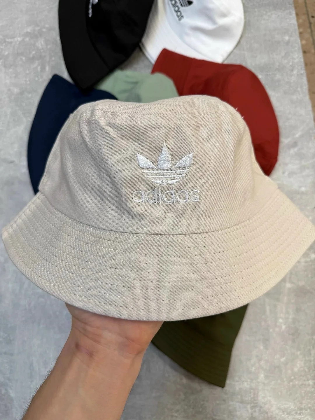 Шапка Панама Adidas, хлопок — фото 13