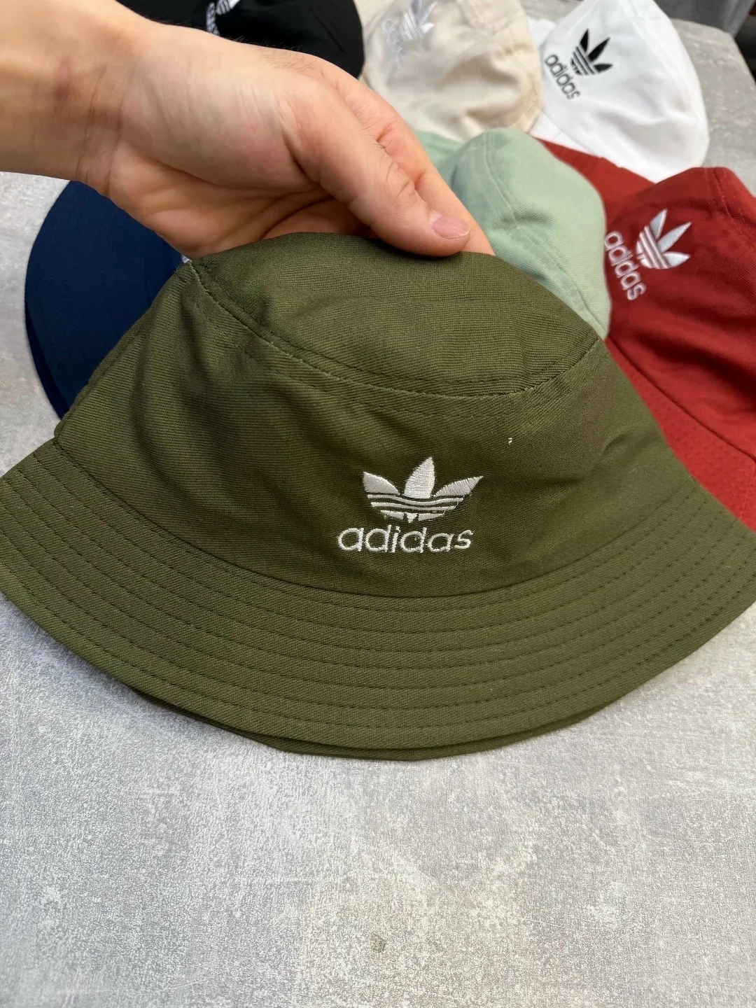 Шапка Панама Adidas, хлопок — фото 17