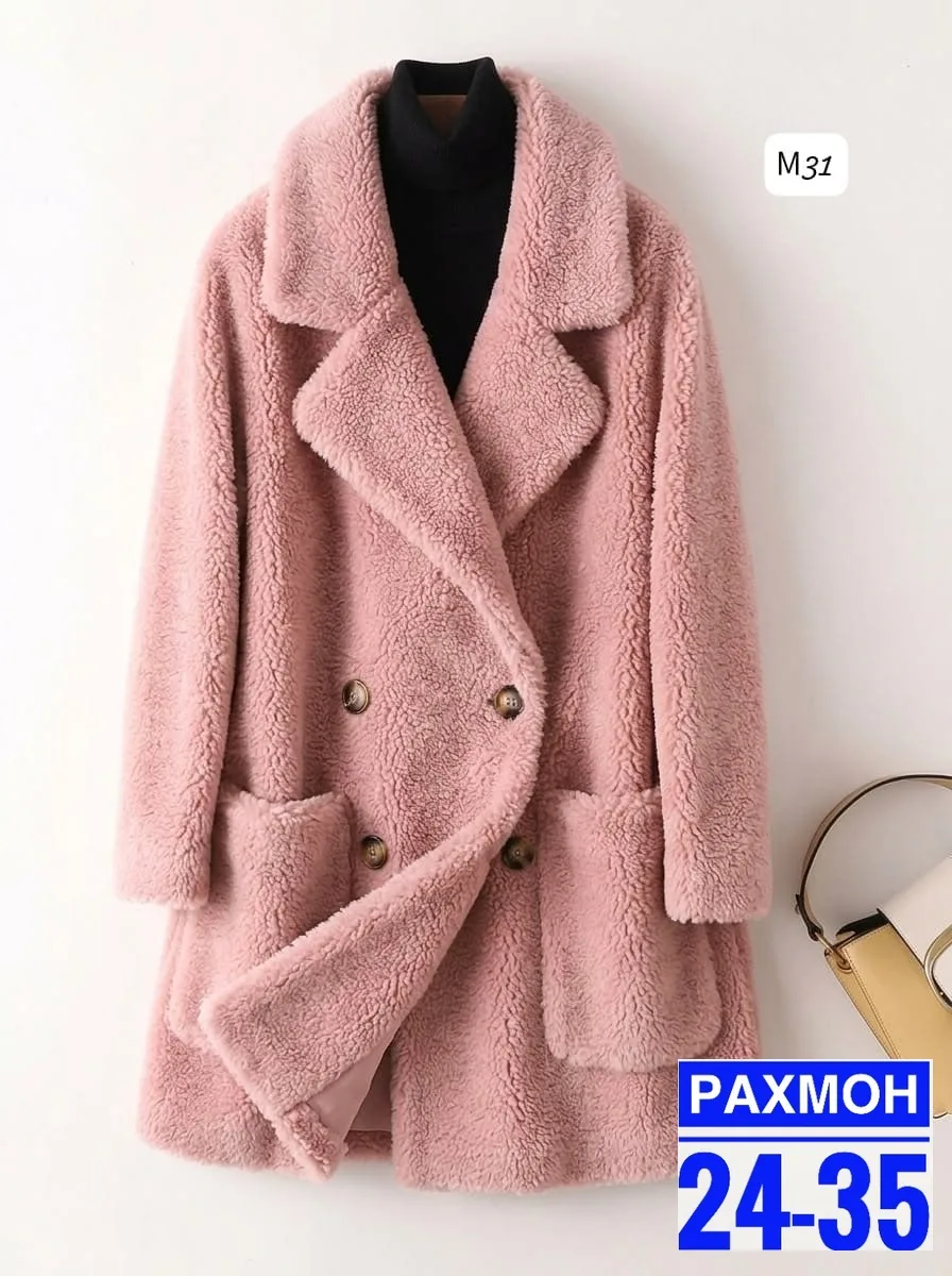 Стильное, мягкое и уютное пальто на каждый день барашек — фото 3