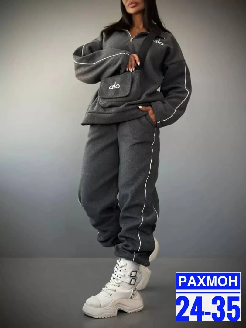 Тёплый, мягкий и очень уютный костюм отличный вариант для прохладной осени и зимы мягкий флис — фото 4