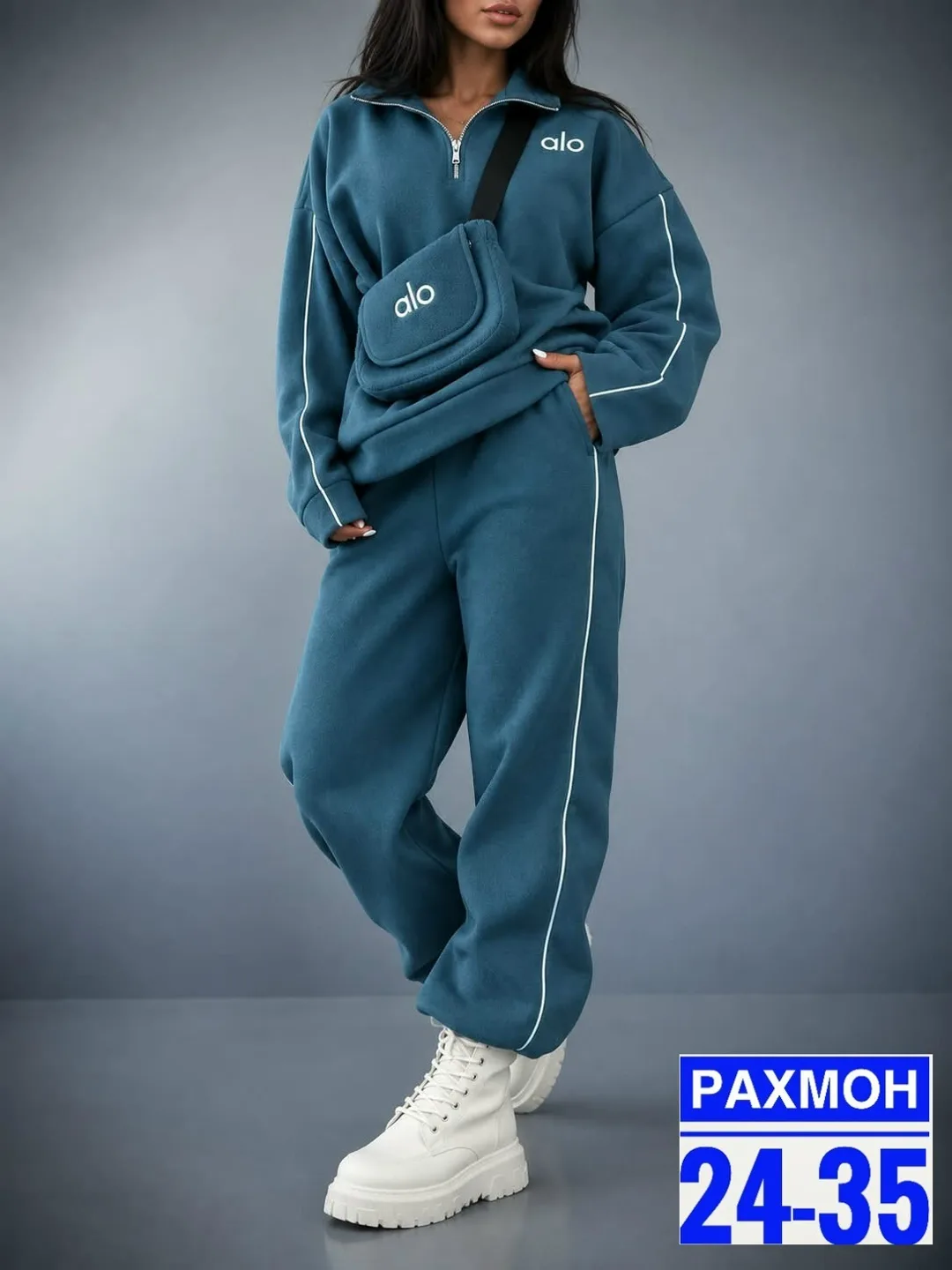 Тёплый, мягкий и очень уютный костюм отличный вариант для прохладной осени и зимы мягкий флис — фото 5