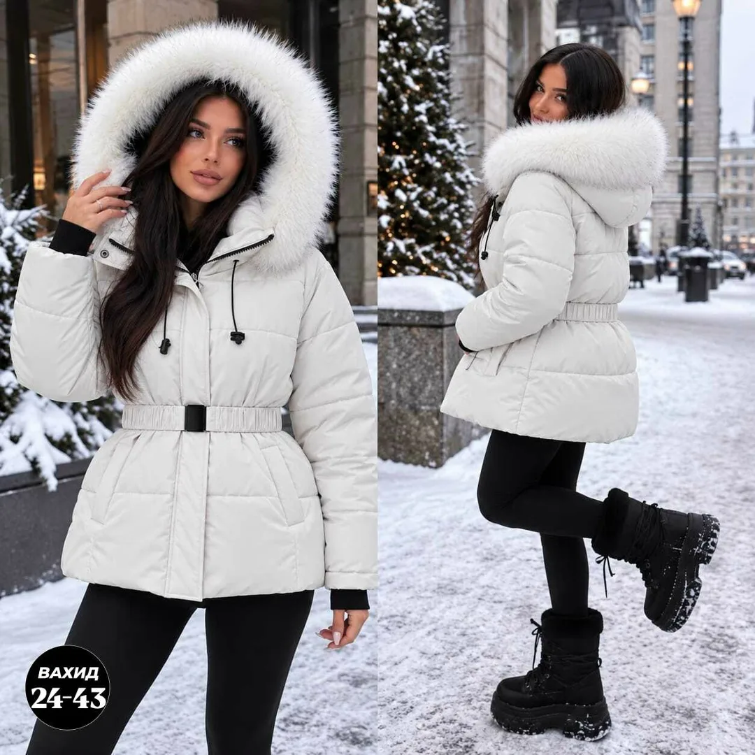 Зимняя куртка из холлофайбера — фото 3