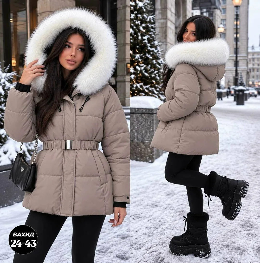Зимняя куртка из холлофайбера — фото 4