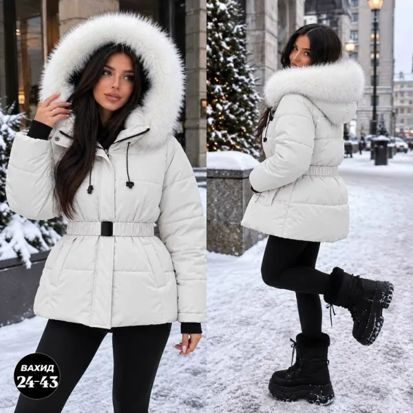 Зимняя куртка из холлофайбера — фото 3