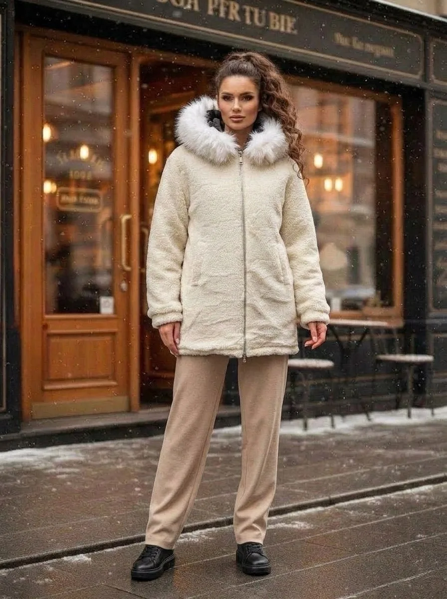 Двухсторонняя зимняя куртка — фото 5