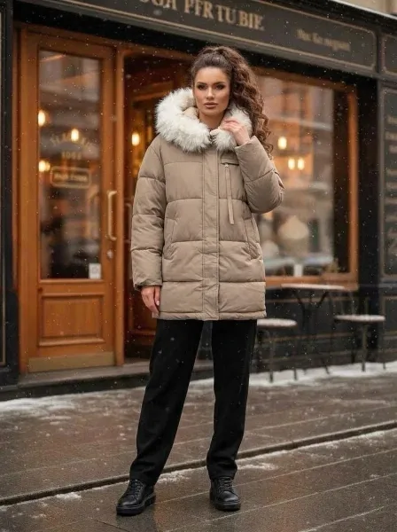 Двухсторонняя зимняя куртка — фото 1