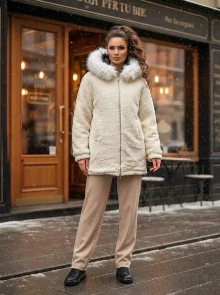 Двухсторонняя зимняя куртка — фото 5