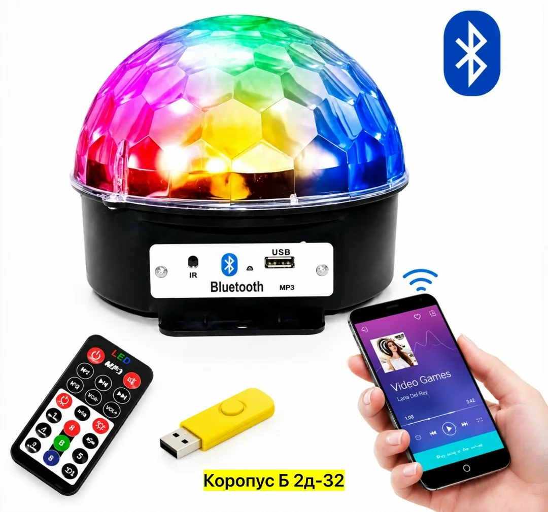 Рюкзак Skydisco Crystal Ball Control Светодиодный светильник, пластик — фото 3