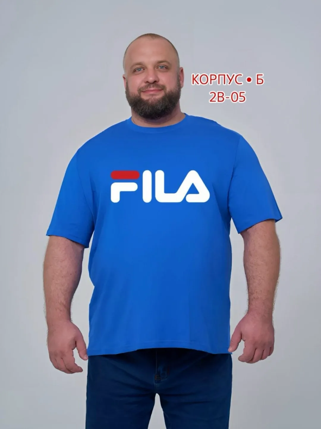 Мужская футболка из натурального хлопка — фото 1