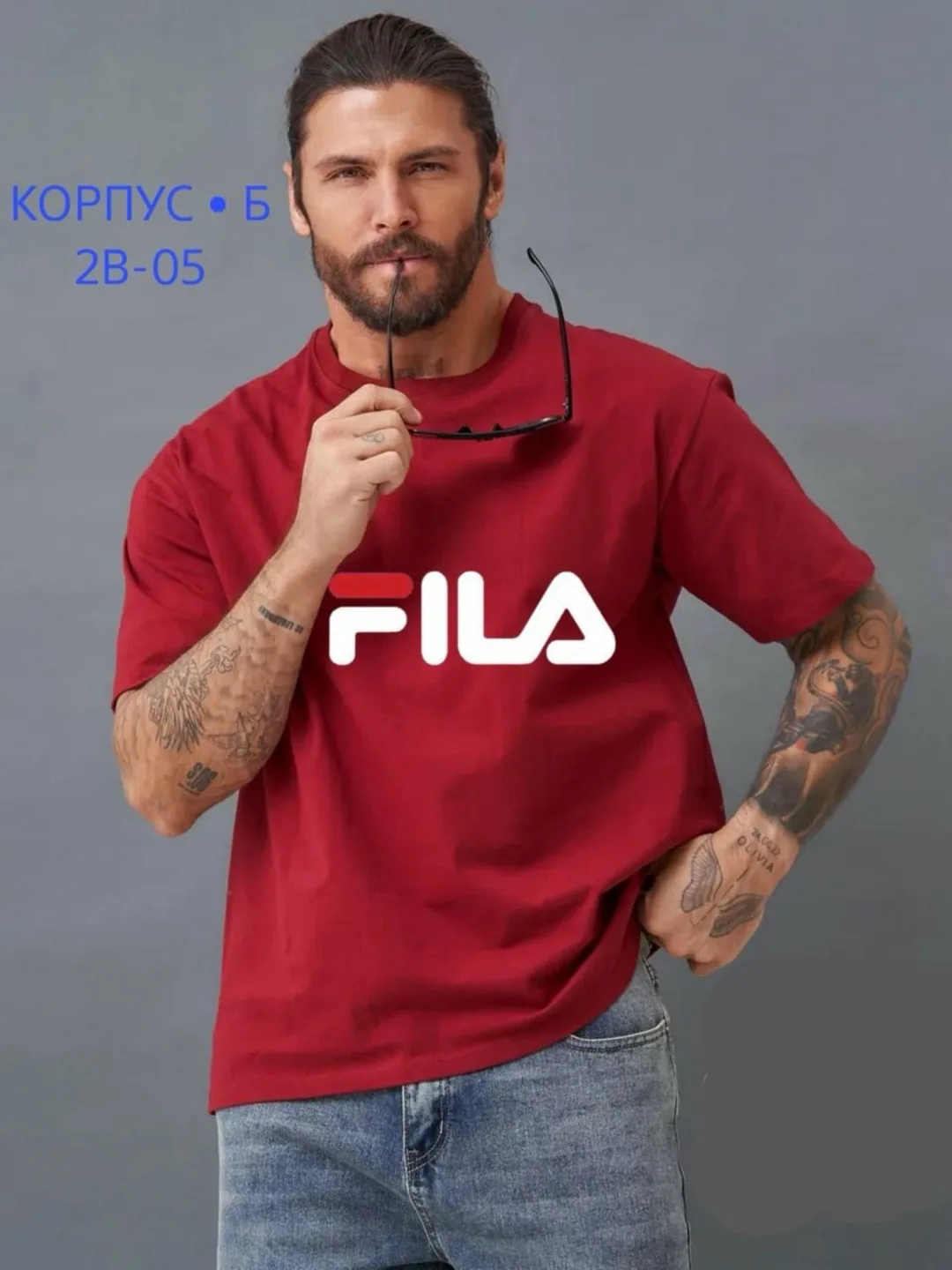Мужская футболка из натурального хлопка — фото 6