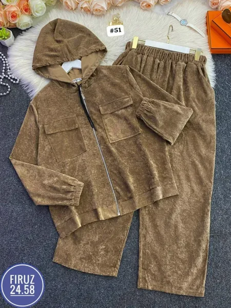 Костюм двойка из вельвета — фото 4