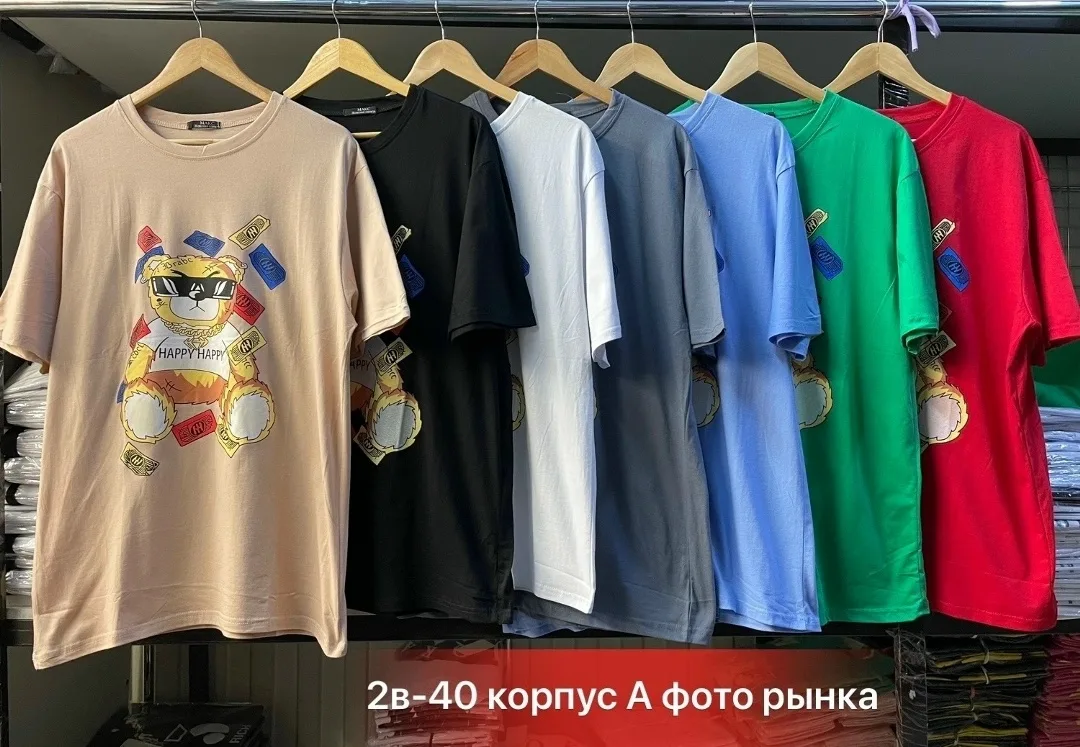 Футболка из хлопка хлопок — фото 4