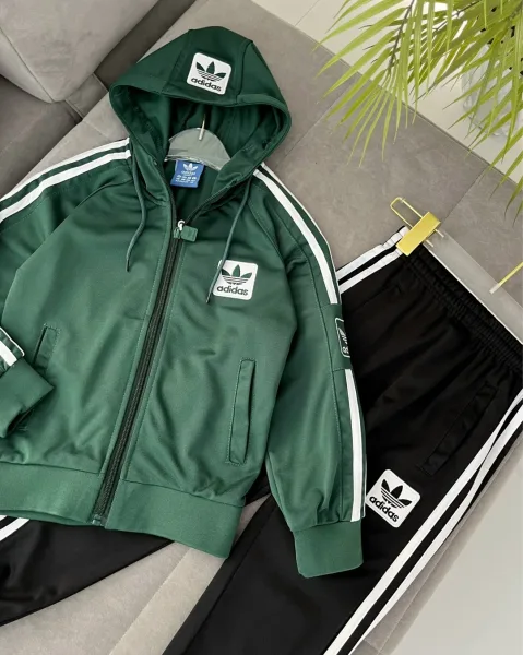 Спортивный костюм Adidas рубчик — фото 2