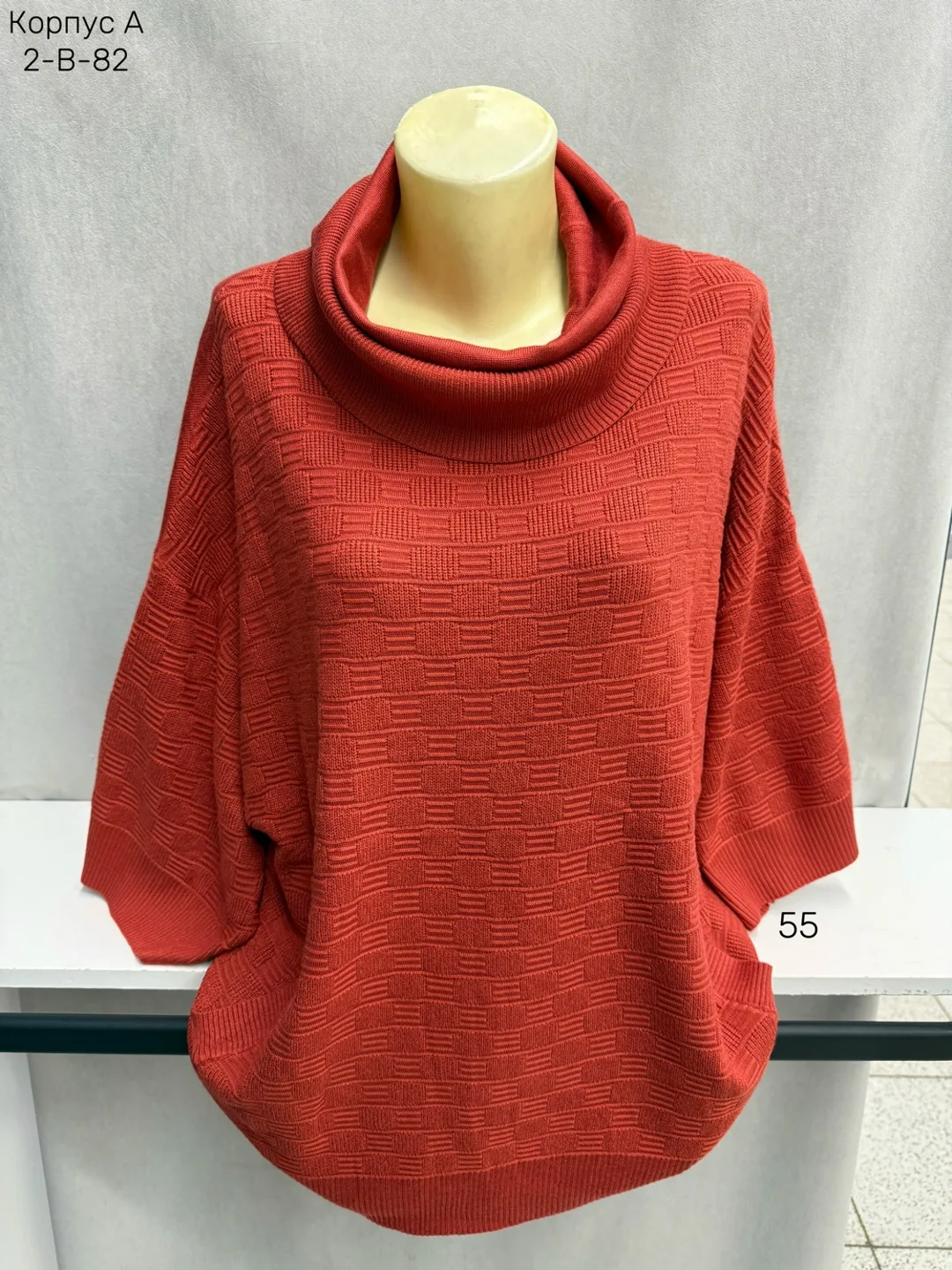 Свитер из 80 хлопка и 20 эластана 80 COTTON, 20 ELASTANE — фото 5