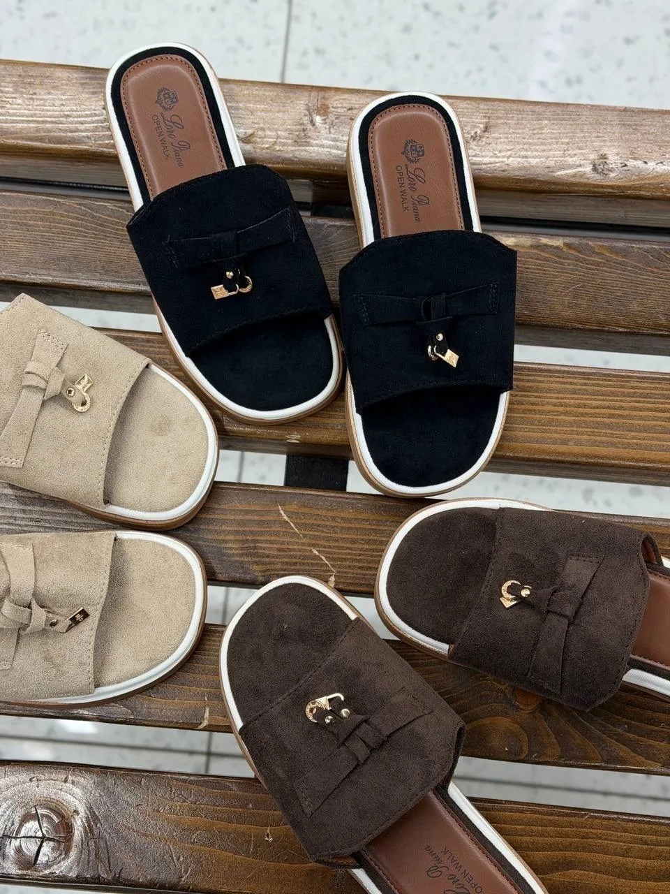 Лоферы Бронь можно Бежевый — фото 8