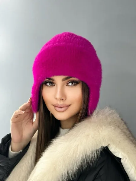 Женская шапка из алипака — фото 16