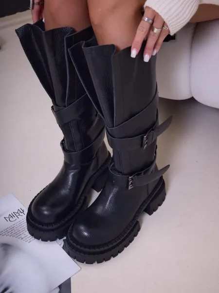 Ботинки из искусственного замша с шерстяной подкладкой — фото 13