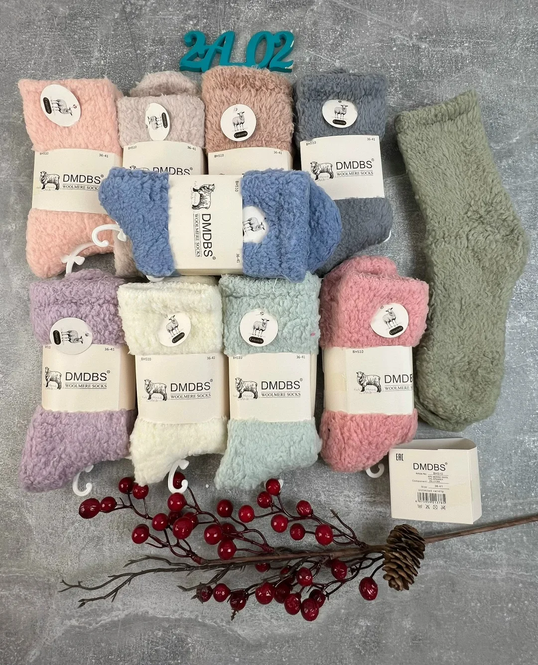 Женские термо носки из мериноса — фото 1