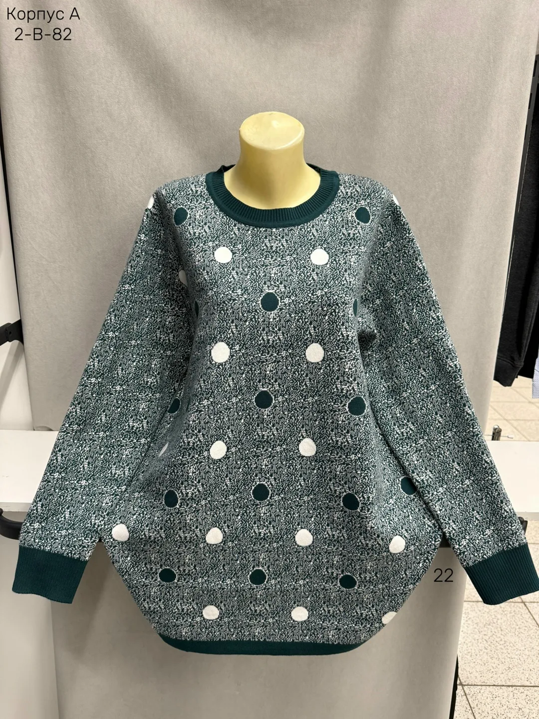 Пальто Туника, хлопок — фото 4