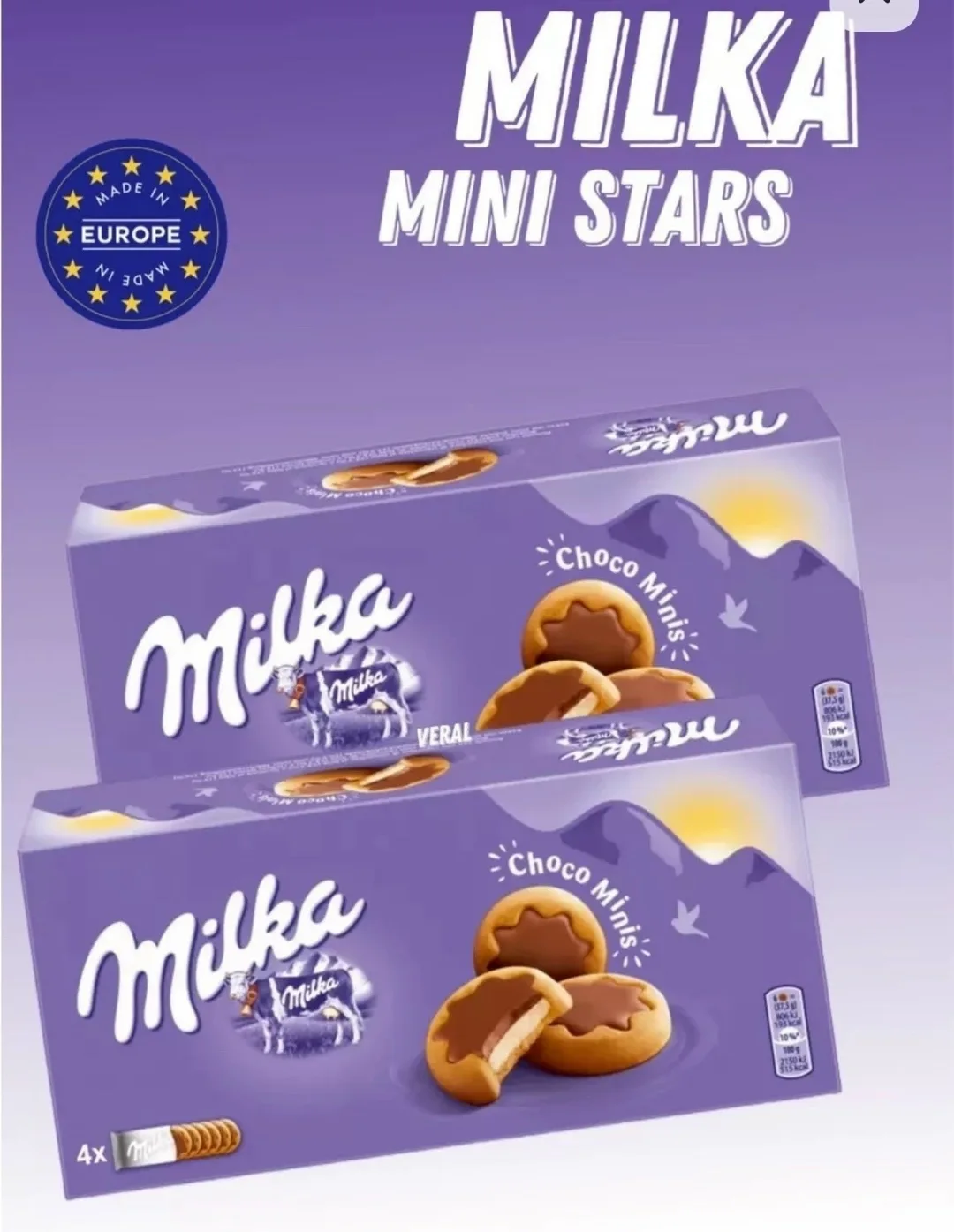 Перчатки Milka Mini Stars: Печенье Милка Импорт