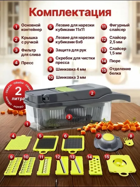 Возможность мытья в посудомоечной машине нет Зелёный — фото 16