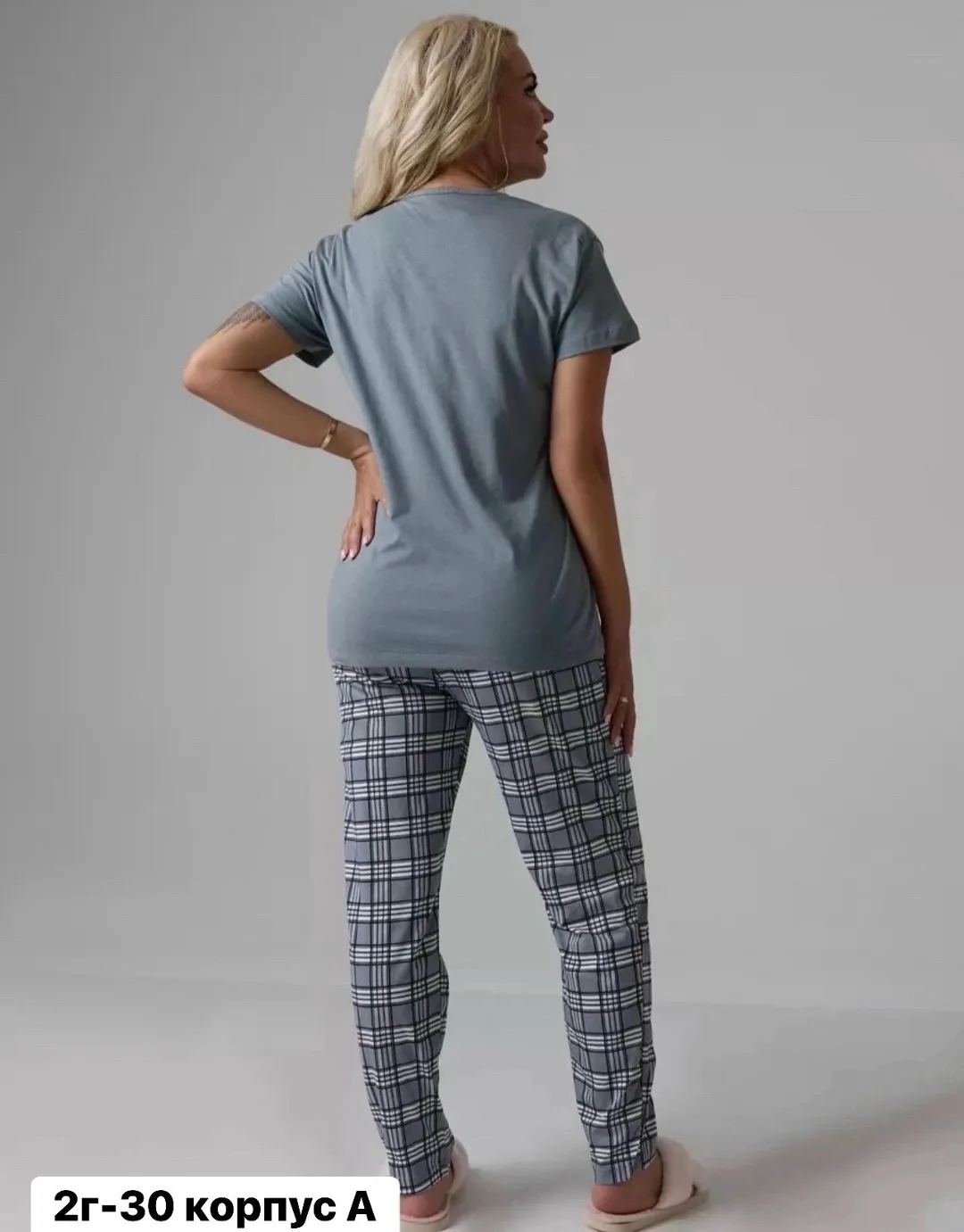 Пижама Брюки И Футболка — фото 4