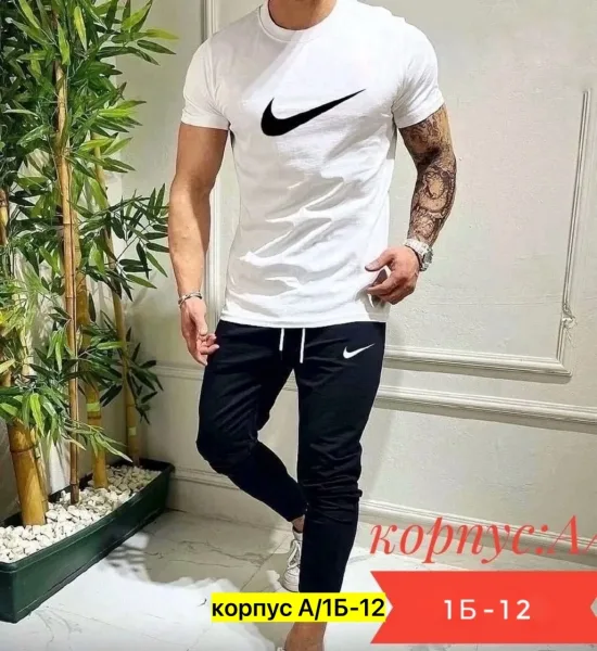 Костюм для мужчин из натурального хлопка — фото 7