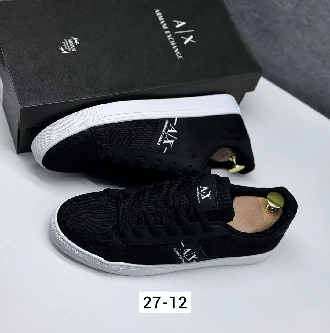 Мужские кеды из текстиля — фото 1