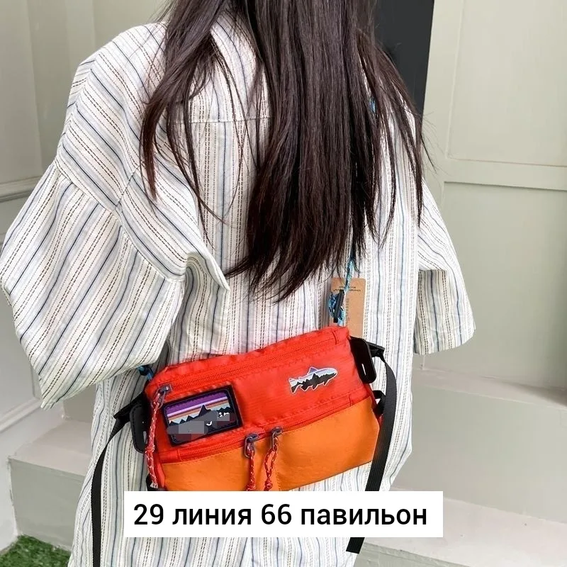 Сумка на пояс из текстильного материала — фото 3