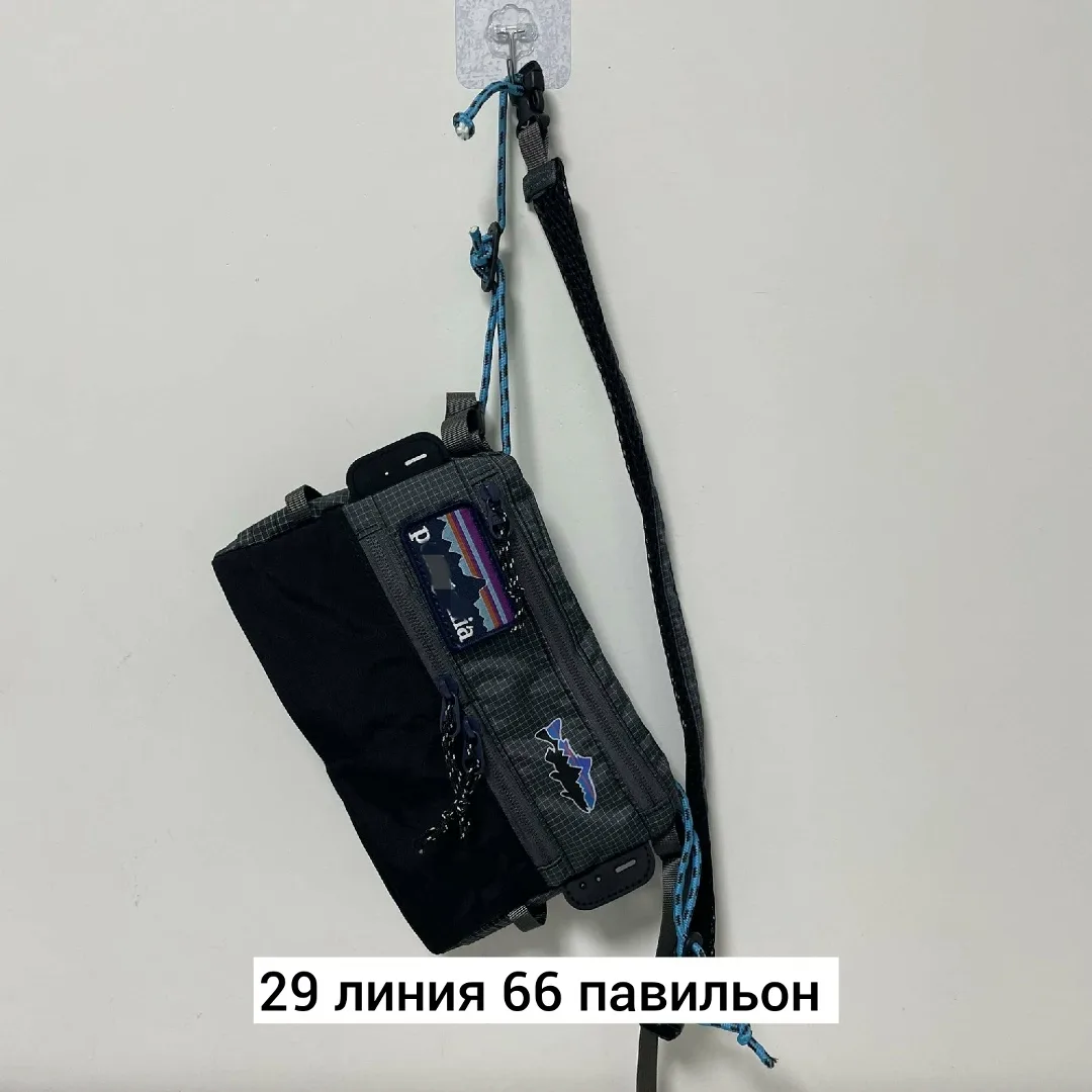 Сумка на пояс из текстильного материала — фото 5