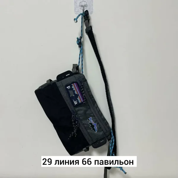 Сумка на пояс из текстильного материала — фото 5