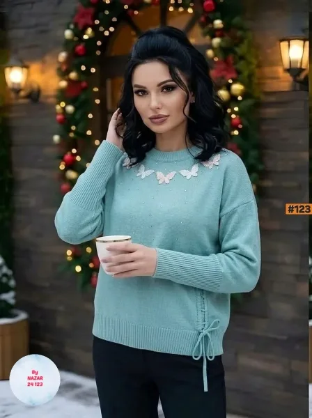 Женская кофточка из натурального кашемира — фото 3