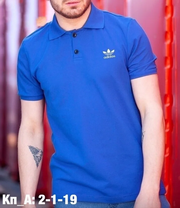 Футболка поло из натурального хлопка — фото 3