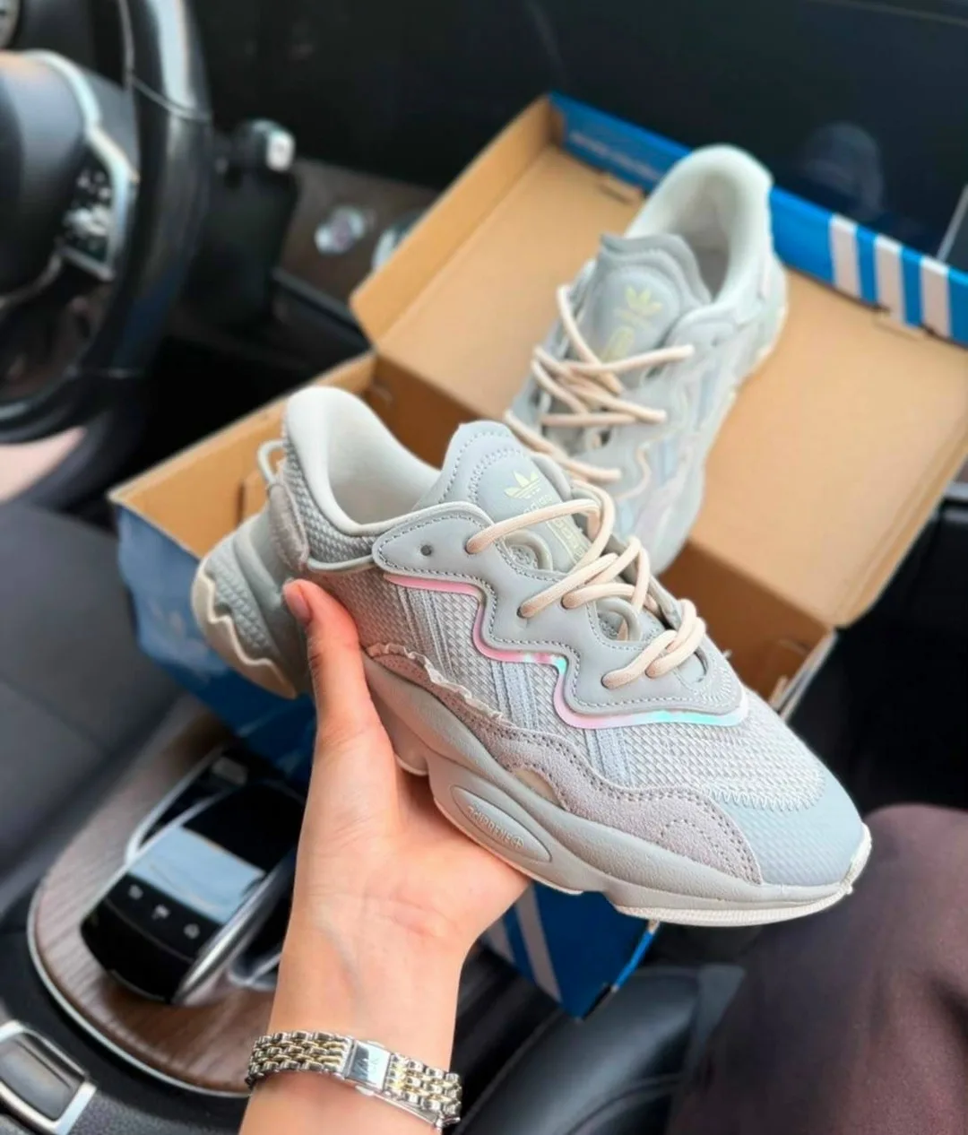 Кроссовки женские Кроссы AdiDas, сетка — фото 1