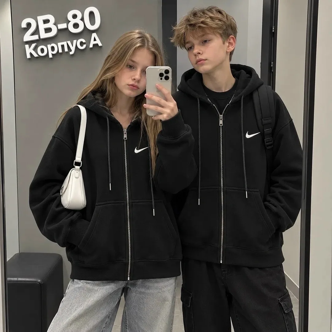 Толстовки с начёсом, подходящие по росту от 146 до 170 — фото 1